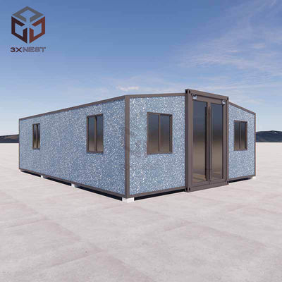 56 Sqm Prefab Genişletilebilir Konteyner Evi Nakliye Küçük Ev Genişletilebilir