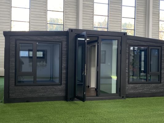Rüzgar Direnci Katlanabilir 20ft konteyner 37sqm zemin alanı yüksek rüzgar alanları için tasarlanmış önceden monte edilmiş bileşenler