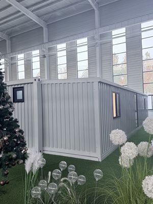 40ft Genişletilebilir Konteyner Evi özelleştirilebilir iç tasarım, Sismik Performans Seviye 8 ve Galvanizli Çelik Çerçeve