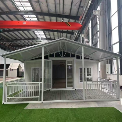Wind Resistance Grade 11 ile özelleştirilebilir Prefab Katlanabilir Ev 20ft/40ft