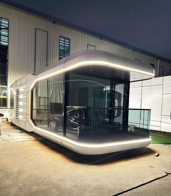 Taşınabilir Uzay Kapsülü Ev 3460mm Katlanabilir Çevre Dostu Tasarım