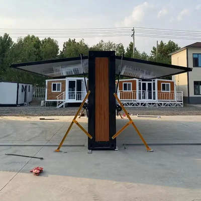 700 mm prefab katlanır ev 50 mm zemin kalınlığı su geçirmez