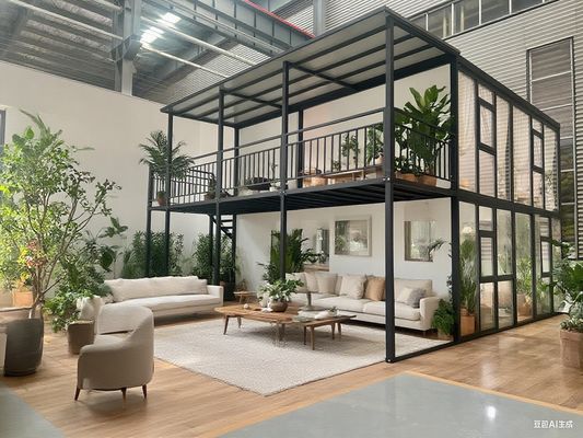 Enerji tasarrufu ve çevreye uygun özelliklere sahip iki katmanlı genişletilebilir prefabrik evler