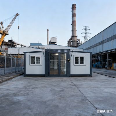 Katlanabilir 20ft Konteyner, 50-75mm EPS Sandviç Panel, 37 Metrekare Taban Alanı ve Kolay Hızlı Kurulum