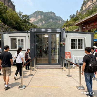 Eğilebilir 20ft Konteyner, Eğilebilir Parçalar 2.0mm Eğilmiş Boyutlar L5900*W2200*2480mm ve Sismik Performansı Seviye 8