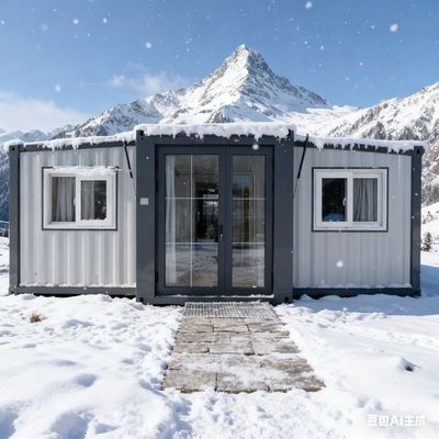 Modern katlanabilir 20ft konteyner 8. Seizmik Performansı 30*30 Flat Lame Light ve 1.172 metreküp kapasitesi