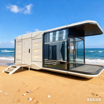 8560 Uzunluk 7 Ton Net Ağırlık 3400 Yüksek Uzay Kapsül Ev Kapsül Ev