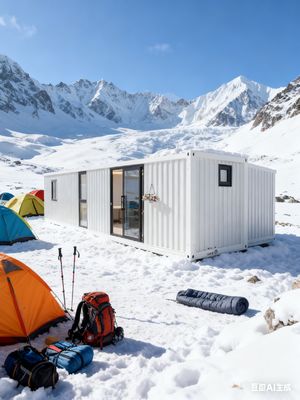 40ft Genişletilebilir Konteyner Ev Bir Yıllık Garanti ile T50 Mm EPS Çatı ve L11800 * W6220 * H2480 Mm Genişletilmiş Boyut