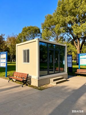 Çelik Kapı Kilitli Düz Paket Katlanılabilir Ev Yerleşik Canlı Yük 2.0KN/m2 İç Boyutlar 5630*2230*2515mm Rüzgar Direnci 0.5KN/m2