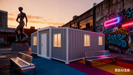 40ft Genişletilebilir Konteyner Ev PVC Panelli İç Yapı Dönüşümü Rüzgar Direnci 4.18KN/M2 ve Özelleştirilebilir Teras