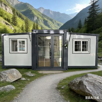 L5900*W2200*2480mm Katlanmış Boyutlar, 28.000 Kg Yük Kapasitesi ve Özelleştirilebilir Pencereler ve Layout ile Katlanabilir 20ft Konteyner