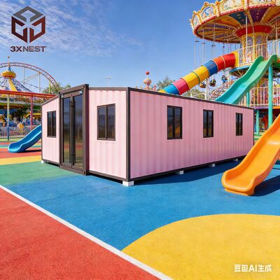 Özel Yatak Odası 40ft Modern Rahatlık Sağlayan Yapısal Konutlar 1 40HQ Nakliye Konteyneri 1 Seti Yer ve Kaynak tutabilir