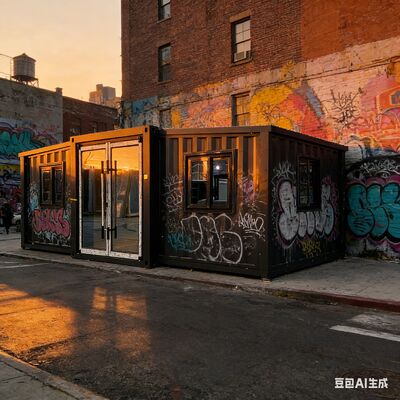 Termal Yalıtımlı ve Ses Yalıtımlı Katlanabilir 20ft Konteyner Özelleştirilebilir İstiflenebilir Genişletilebilir Konteyner Ev Prefabrik Küçük Evler için