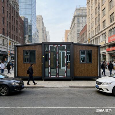 Tamamen Galvanizli Ana Çerçeveye Sahip Katlanabilir 20ft Konteyner, Özelleştirilebilir Yatak Odaları ve Isı Yalıtımı