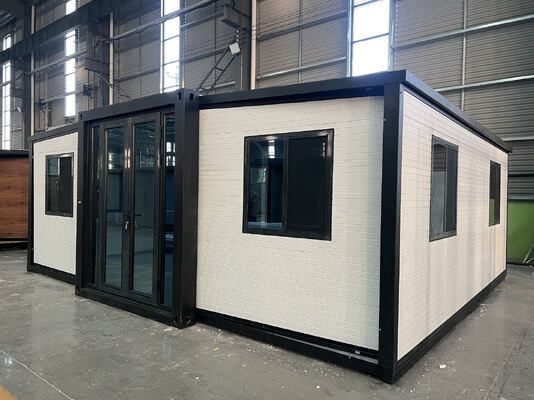 75 mm EPS Sandviç Panelleri Katlanabilir 20ft konteyner 30-40 Yıl Hayat Süresi ve Su geçirmez Modüler Yaşayış Alanları için Rüzgar geçirmez Tasarımı