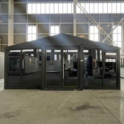 75mm EPS Sandviç Paneller, Özel Havalandırma ve 18mm Yangın Geciktirici Çimento Lifli Zemin ile Katlanabilir 20ft Konteyner, Dayanıklı Endüstriyel Kullanım İçin