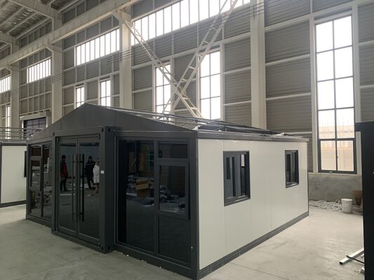 30-40 Yıllık Yaşam Süresi, Islak Kuru Ayrılık Banyo ve Sismik Performans Seviye 8 ile Katlanabilir 20ft Konteyner